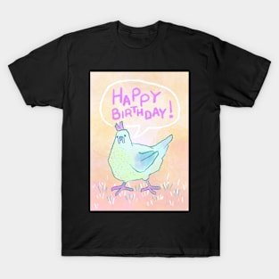 Happy Birthday Chicken T-Shirt